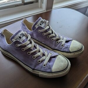 Converse Purple Low-Top Sneakers